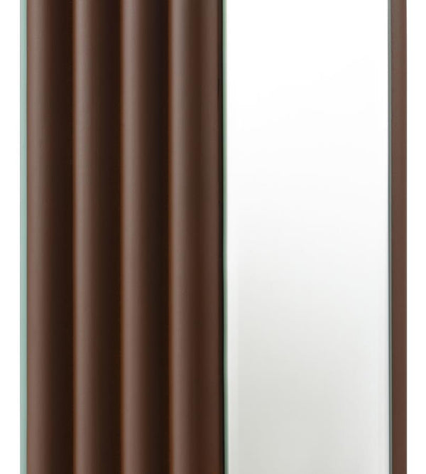 Elena - Square Tapered Mirrored Floor Lamp - Brown
