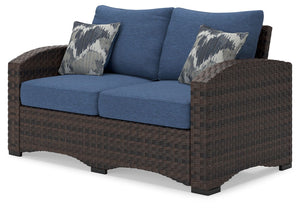  aluminum frame and Nuvella+ upholstered cushions offer years of beauty. Designed for easy maintenance