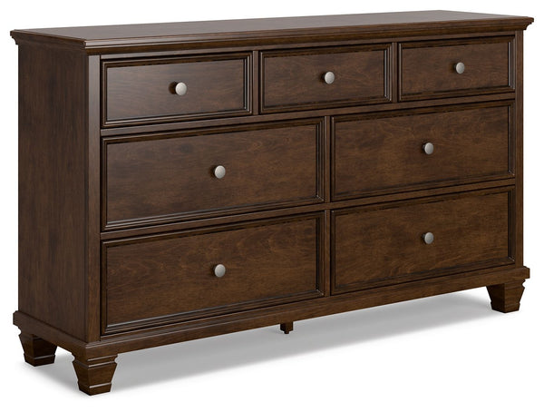 The casual design of this dresser introduces a time-honored look to your restful retreat. Spacious enough to hold all your essentials, the beautifully crafted piece is built to last. Distinctive framing gives the drawer fronts brilliant dimension. Whether