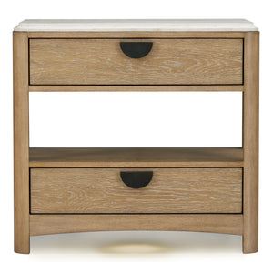Escape - Bedroom Queen Poster Bed 2 Nightstands Dresser With Mirror And Chest - Glazed Natural Oak