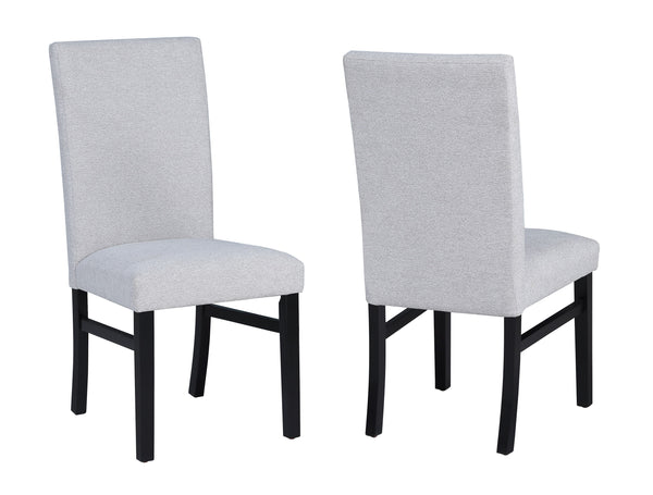 Tracy - 5 Piece Dining Room Set - Dove / Black