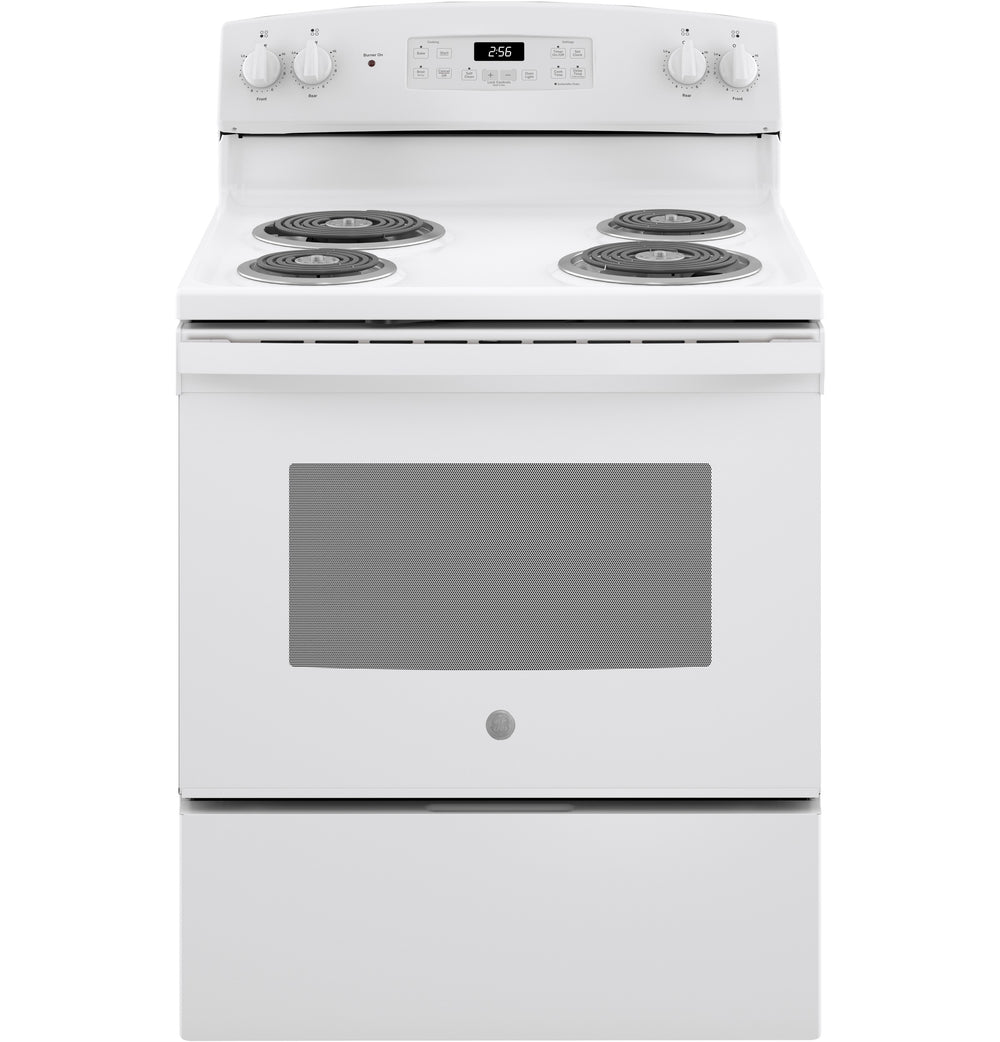 GE® 30" Free-Standing Self-Clean Electric Range