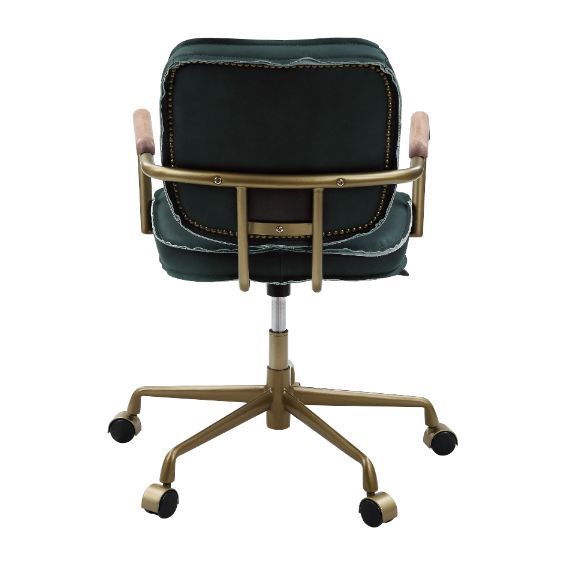 Siecross - Office Chair - Emerald Green Leather