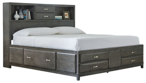  contoured drawers solve small space problems with ease. On each side of the bed a deep draw