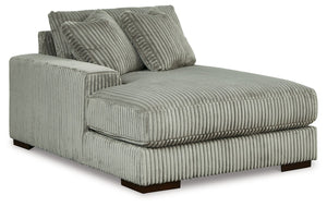 Lindyn - Fog - 4-Piece Sectional With LAF Corner Chaise