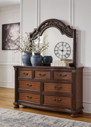  its stately presence graces your room with an air of opulence. Your taste for exquisite details is satisfied with decorative drawer pulls an