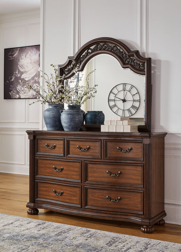  its stately presence graces your room with an air of opulence. Your taste for exquisite details is satisfied with decorative drawer pulls an