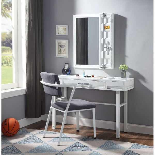  Rectangular Vanity Desk Storage: 1 Drawer Feature: Metal Frame