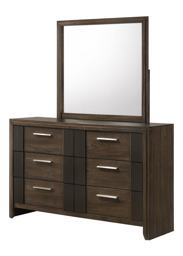 Carlton - King 4 Piece Bedroom Set - Brown