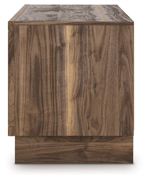 Zadilyn - Brown - XL TV Stand With Fireplace Option