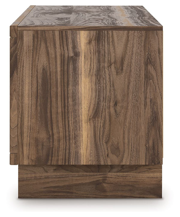Zadilyn - Brown - XL TV Stand With Fireplace Option
