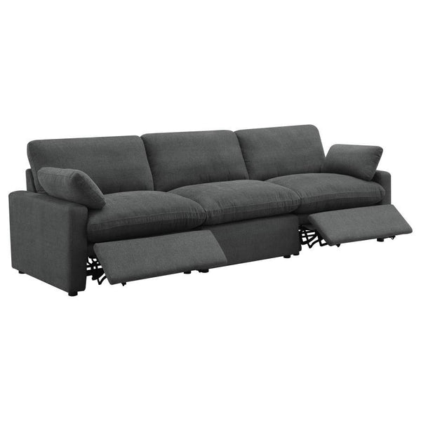 Collins - Modular Power Sofa - Dark Gray