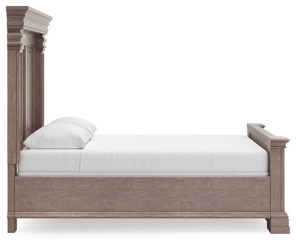 Blairhurst - Light Grayish Brown - Queen Panel Bed