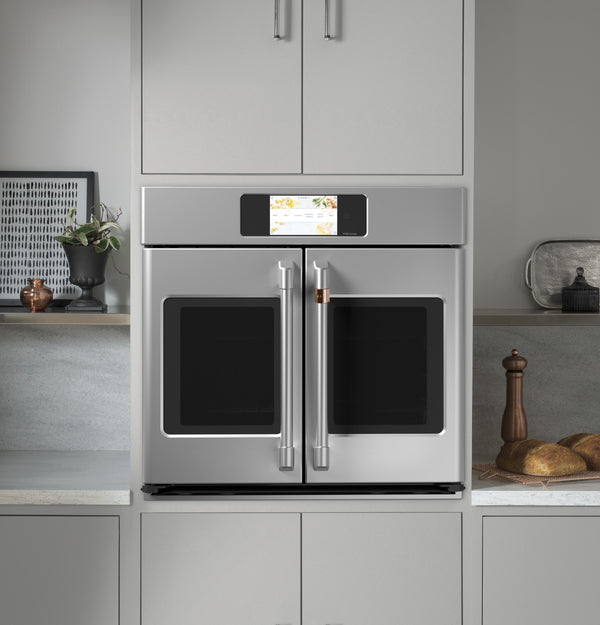 Café™ Professional Series 30" Smart Built-In Convection French-Door Single Wall Oven