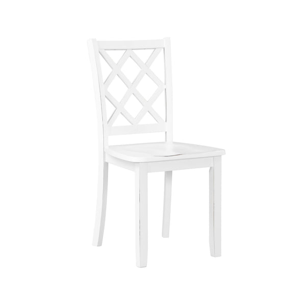  Table & 4 Chairs - White