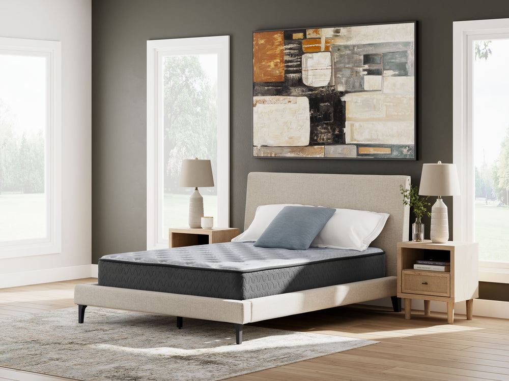 Slumber away in superior snugness on this twin mattress. With a wrapped coil system designed to reduce motion transfer, it works overtime to provide all-night support. Soft quilt foam, support padding and lumbar-friendly memory foam layer on the comfort. 