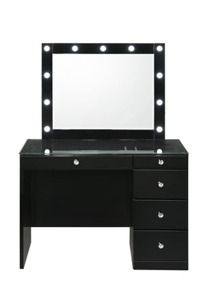 Morgan - Vanity Desk With Glass Top