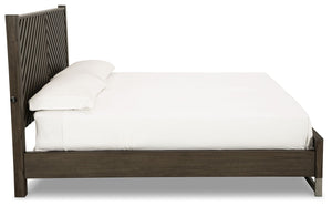 Arkenton - Grayish Brown - King Panel Bed