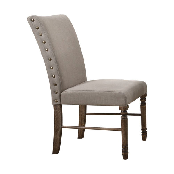  this Leventis dining set will be a bright focal point in your dining room. The table features double pedestal with trestle base & the armless chair with padded seat and back cushion. This will be an ideal piec
