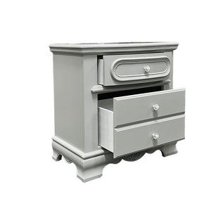 Flora - Nightstand - Gray