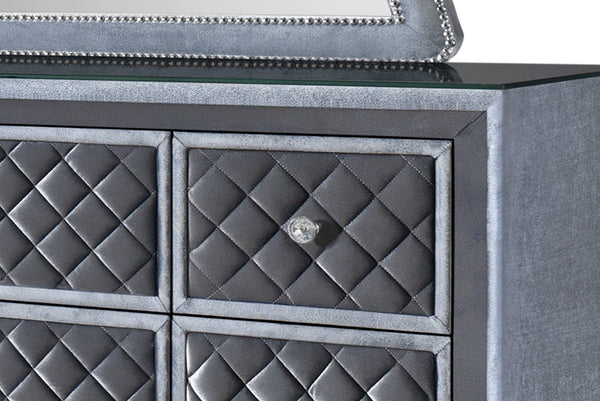 Cameo - Queen 5 Piece Bedroom Set - Gray