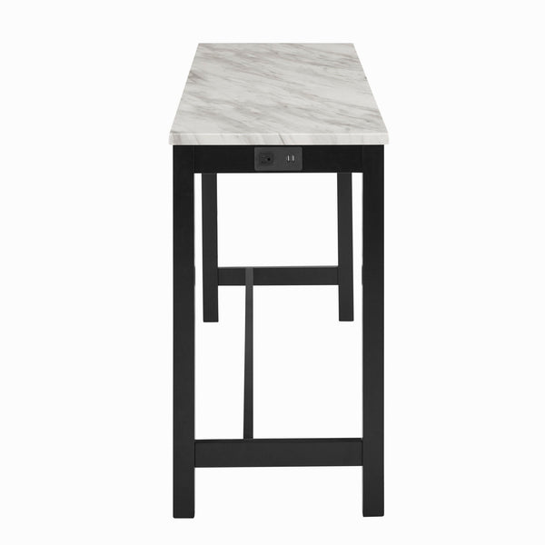Celeste - 4 Piece Dining Set (Theater Bar Table & 3 Stools) - Gray
