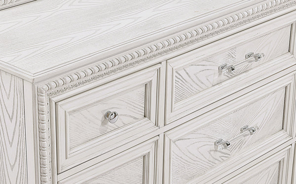 Alexandria - King 5 Piece Bedroom Set - White