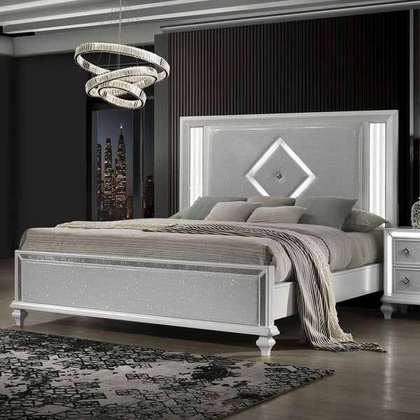 Stardust - 6/0 California King Bed - White