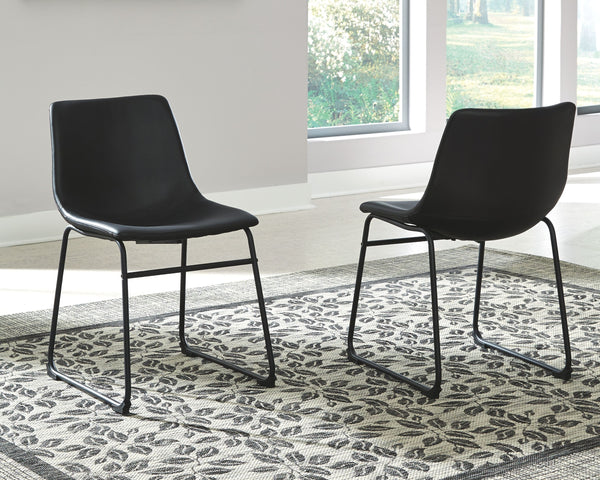  this striking dining chair serves up a fresh twist on mid-century inspired style. Faux leather upholstery has a charmingly vintage tone and a color-coordinated frame. What a timeless look 