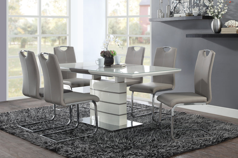 Glissand 7pc Dining Room with 15.5"Butterfly Leaf