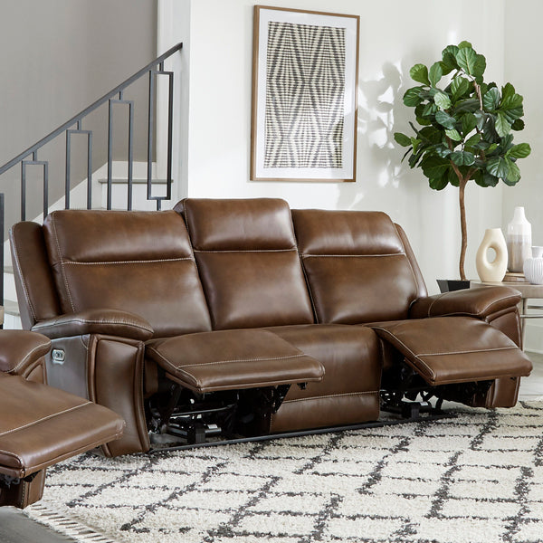 Jameson - Power Reclining Zero Gravity Sofa And Loveseat - Hickory