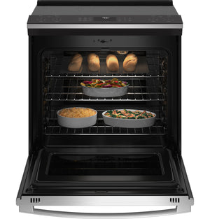 GE Profile™ ENERGY STAR 30" Smart Slide-In Fingerprint Resistant Front-Control Induction and Convection Range with No Preheat Air Fry