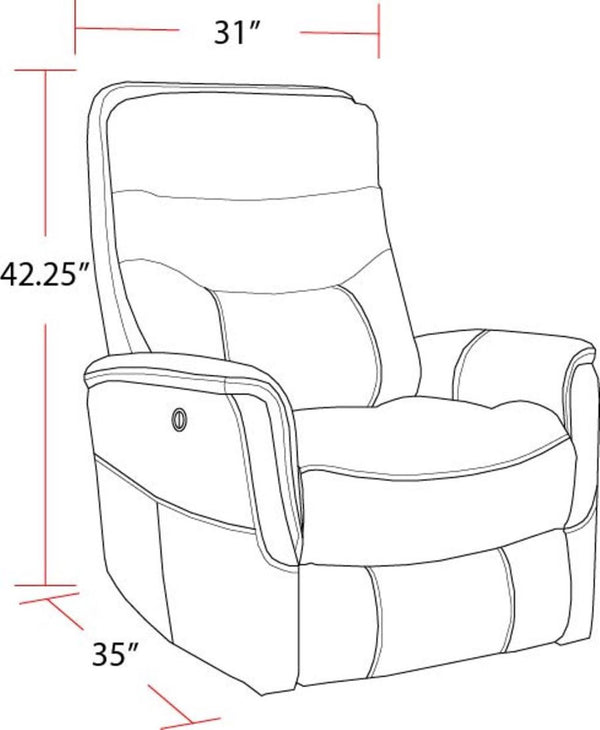 Gemini - Linen Power Swivel Glider Recliner
