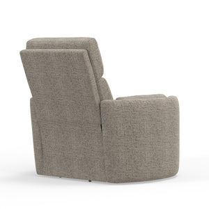 Radius - Burlap Manual Swivel Recliner