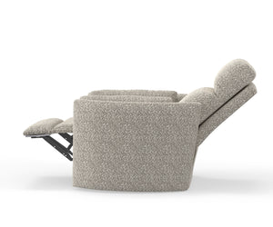 Radius - Tatum River Rock Swivel Power Glider Recliner