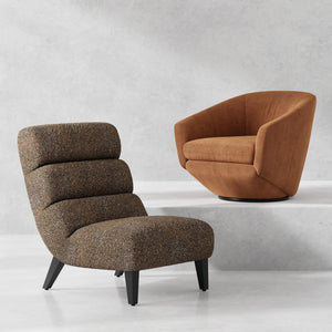 The Twist - Elise Rust Swivel Chair