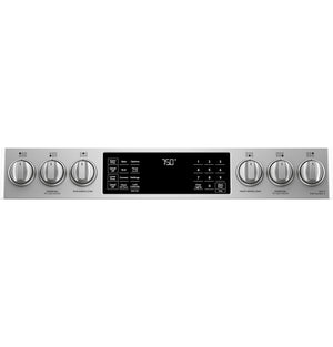 Café™ 30" Smart Slide-In, Front-Control, Gas Double-Oven Range with Convection