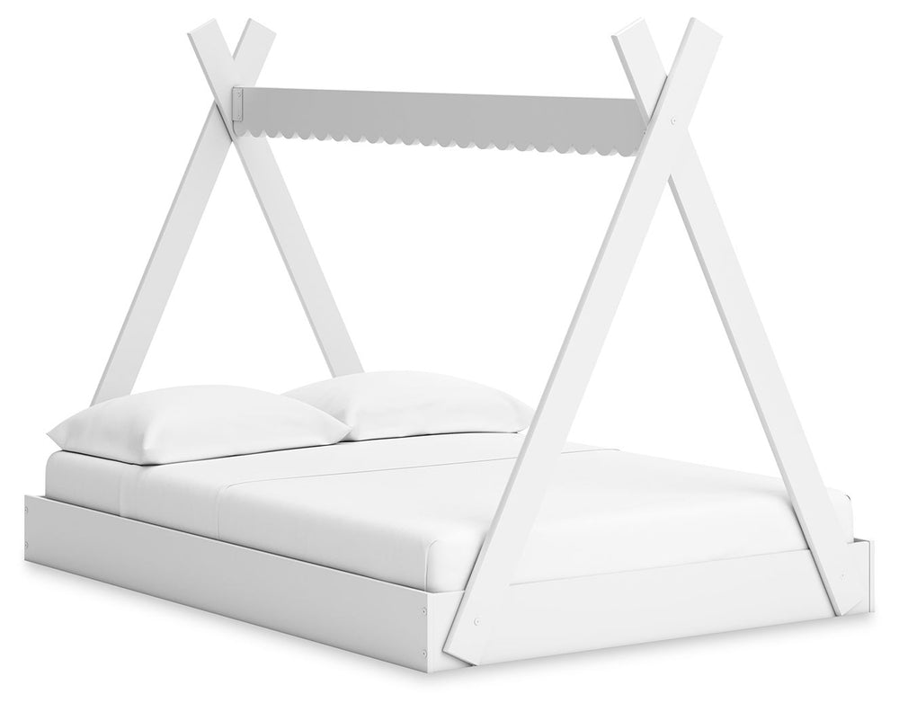 Designed for the young and the young at heart, this tent bed offers a unique and fun sleeping experience. Whether you-'re looking to create a magical play area for your little ones or simply want to add a touch of whimsy to your bedroom, this versatile pi