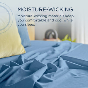 Linens - Tempur ProAir Sheet Set - Blue Azure - California King