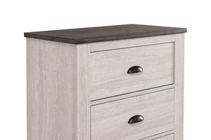 Coralee - Queen 4 Piece Bedroom Set - Chalk / Gray