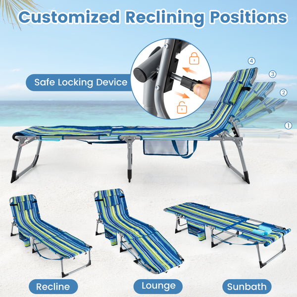 4-level adjustable backrest offers customizable recline angles (Beige Option)<br>5 adjustable backrest positions enable you to relax in an ideal posture<br>Adjustable footrest allows you to sit up to read or play<br>Removable and comfy foam filled pillow 