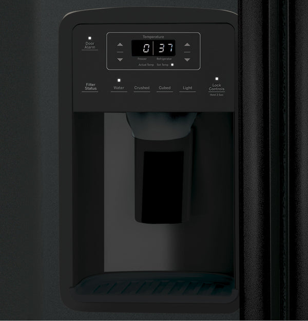 GE® ENERGY STAR® 23.0 Cu. Ft. Side-By-Side Refrigerator