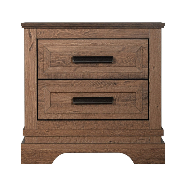  making it an excellent addition to any bedroom. Crafted from high-quality manufactured woods and topped with an eco-friendly decorative laminate