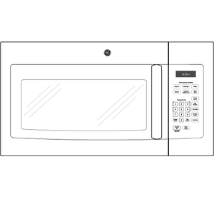 GE® 1.6 Cu. Ft. Over-the-Range Microwave Oven