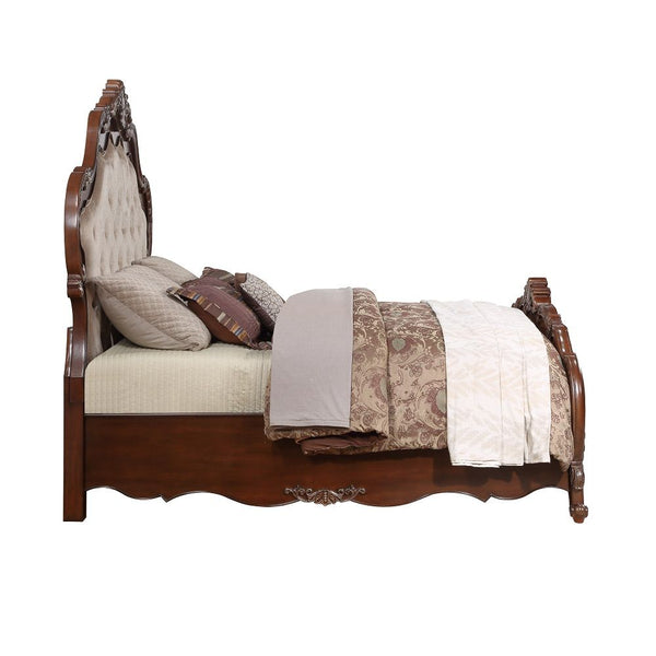 Latisha - Queen Bed - Antique Oak