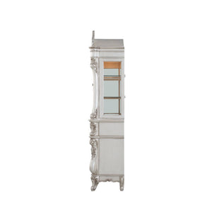  this hutch and buffet with oversized crown and antique champagne finish. This stylish and detailed collection is ideal for a large gathering and will add elegance to any dining room Decor.<br/><br/><b>