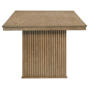 Adina - Extension Dining Table - Distressed Light Brown