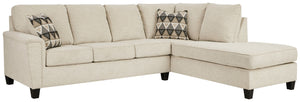  this less-is-more contemporary sectional is dressed to impr