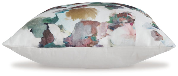  this accent pillow brings an abstract appeal to your decor. Layer it on your sofa or bed for added visual interestâ€”its strokes of color are sure to leave a chic impression. Time for a touch-up? Th