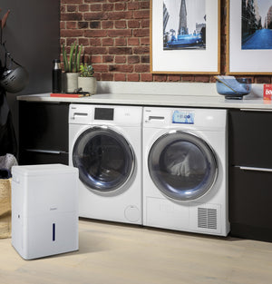 Haier ENERGY STAR® 50 Pint Portable Dehumidifier with Smart Dry for Wet Spaces